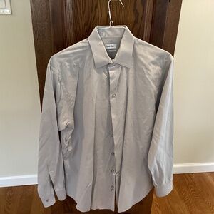 Mens Calvin Klein Button Down Dress Shirt